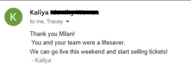 Client message