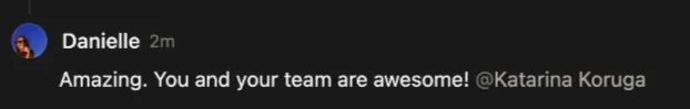 Client message