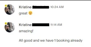 Client message